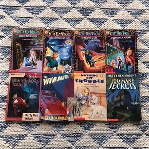 Vintage Betty Ren Wright Ghost Book Set Dollhouse Young Adult Fiction Fantasy